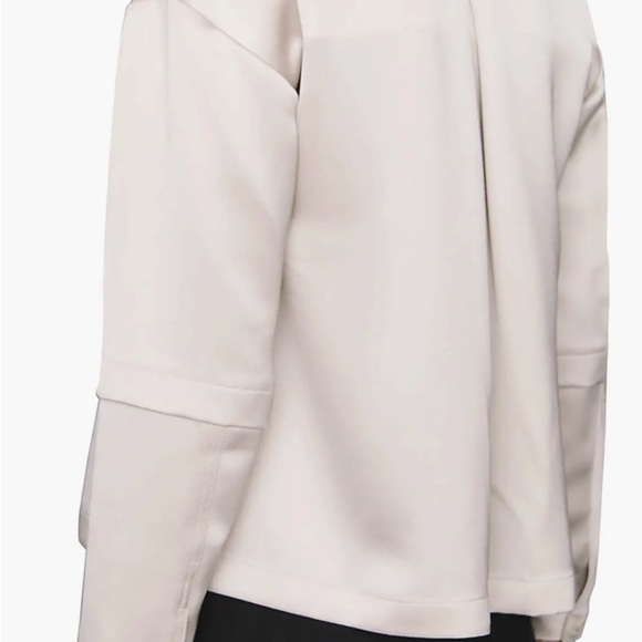 REISS
Lulu Zip Blouse in Oyster - Picture 3 of 3